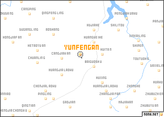map of Yunfeng\