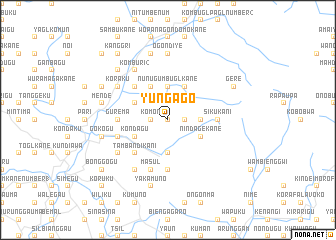 map of Yungago