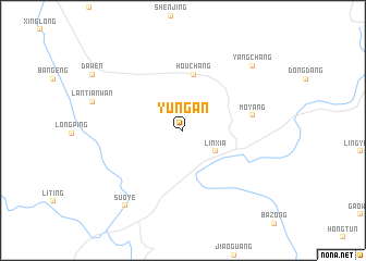 map of Yungan