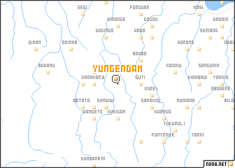 map of Yungendam