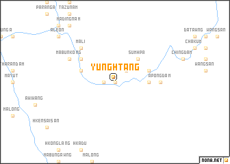 map of Yunghtang