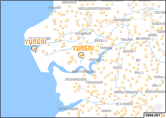 map of Yung-ni