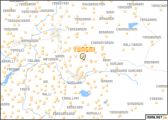 map of Yung-ni