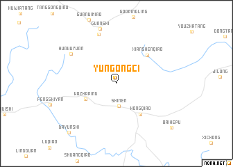 map of Yungongci