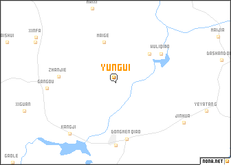 map of Yungui