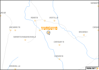 map of Yunguyo