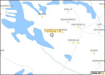 map of Yunguyo