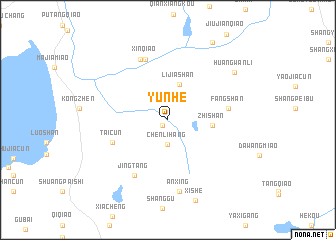 map of Yunhe