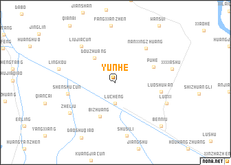 map of Yunhe