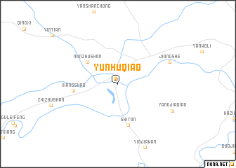 map of Yunhuqiao