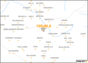 map of Yūnjālū