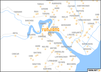 map of Yunjiang