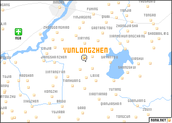 map of Yunlongzhen