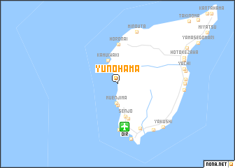 map of Yunohama