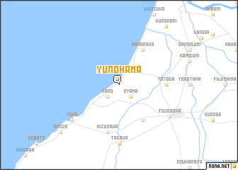 map of Yunohama