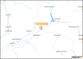 map of Yunomae