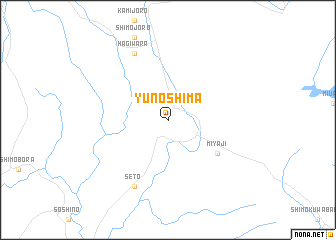 map of Yunoshima