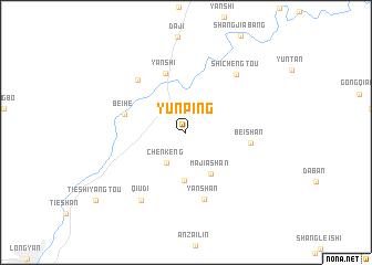 map of Yunping