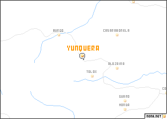 map of Yunquera