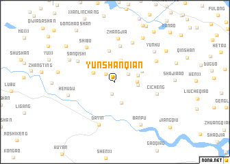 map of Yunshanqian