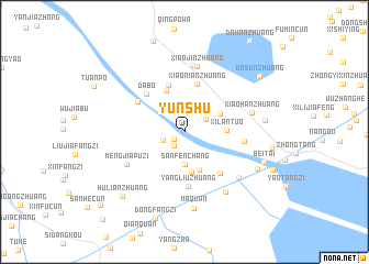 map of Yunshu