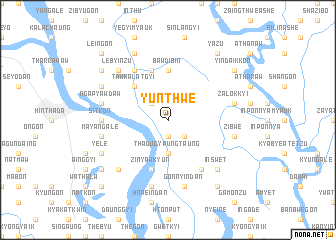 map of Yünthwe