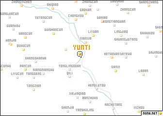 map of Yunti