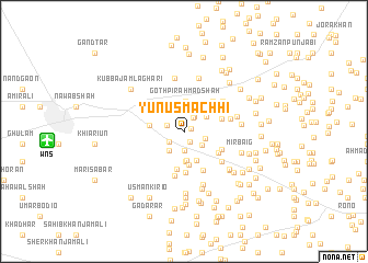 map of Yūnus Māchhi