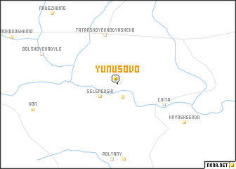 map of Yunusovo