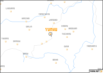 map of Yunwu