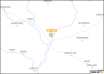 map of Yunxi