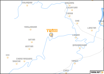 map of Yunxi