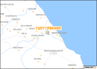 map of Yunyy Pakhar\