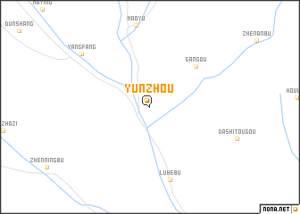 map of Yunzhou