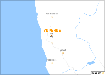 map of Yupehue