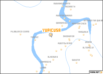 map of Yupicusa