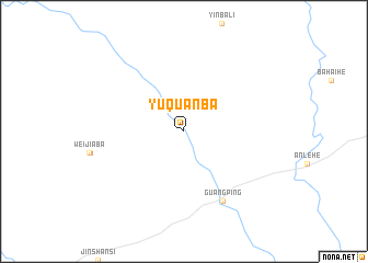 map of Yuquanba