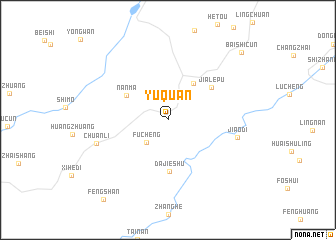 map of Yuquan