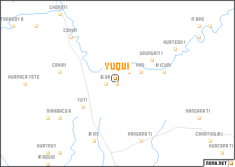 map of Yuqui