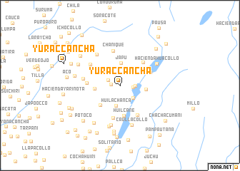 map of Yurac Cancha