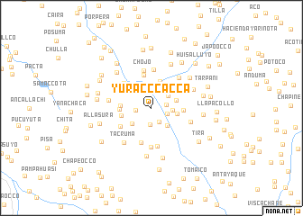 map of Yurac Ccacca