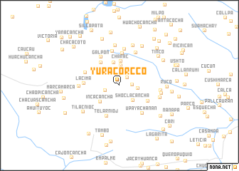 map of Yuracorcco