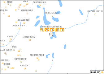 map of Yuracpunco