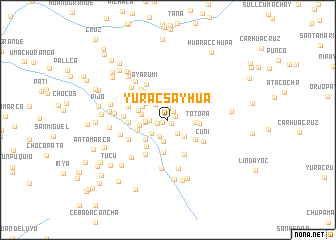 map of Yuracsayhua