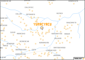 map of Yuracyacu