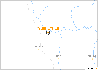 map of Yuracyacu