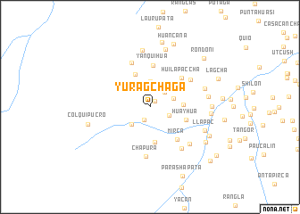 map of Yuragchaga