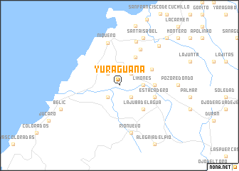 map of Yuraguana