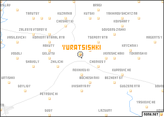 map of Yuratsishki