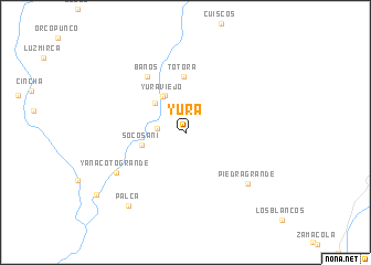 map of Yura